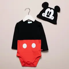 DISNEY - Body Bebé Niño Algodón Mickey Mouse