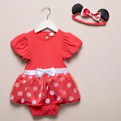 MINNIE - Body Bebé Niña Algodón