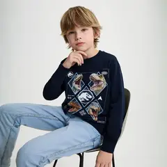 JURASSIC WORLD - Polo Niño Algodón