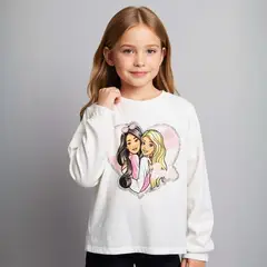 BARBIE - Polo Niña Algodón