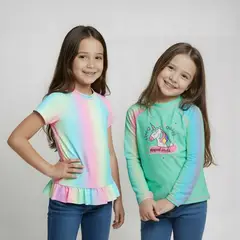 YAMP - Polo Uv Niña Pack X2