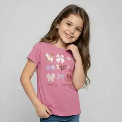 YAMP - Polo Manga Corta Niña Pack X3 Algodón