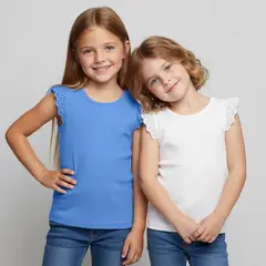 YAMP - Polo Niña Algodón Pack X2