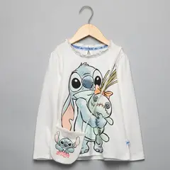 DISNEY - Polo Niña Algodón Lilo Y Stitch