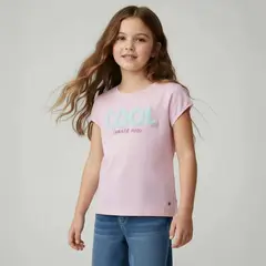 YAMP - Polo Manga Corta Niña Algodón