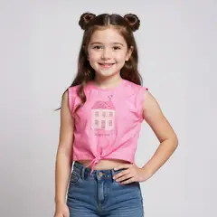 YAMP - Polo Manga Corta Niña Algodón