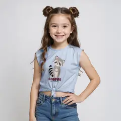 YAMP - Polo Manga Corta Niña Algodón