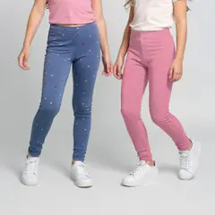 YAMP - Legging Niña Pack X2 Algodón