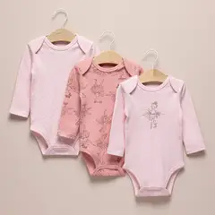 YAMP - Body Bebé Niña Algodón Packx3