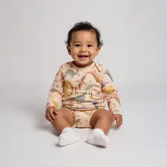 YAMP - Body Bebé Niño Pack X7 Manga Larga Algodón