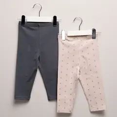 YAMP - Legging Bebé Niña Pack X2 Algodón