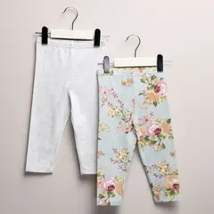 YAMP - Legging Bebé Niña Pack X2 Algodón