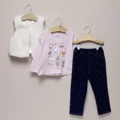 YAMP - Conjunto Bebé Niña Algodón