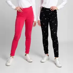 ELEVEN - Legging Niña Pack X2 Algodón