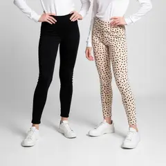ELEVEN - Legging Niña Pack X2 Algodón