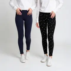 ELEVEN - Legging Niña Pack X2 Algodón