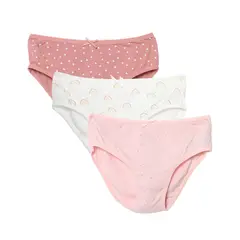 YAMP - Calzones Niña Algodón Pack X3