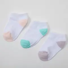 YAMP - Pack X3 Medias Cortas Niño Algodón Niña Algodón
