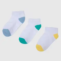 YAMP - Pack X3 Medias Cortas Niño Algodón Niña Algodón