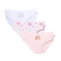 PAW PATROL - Calzones Niña Algodón Pack X3