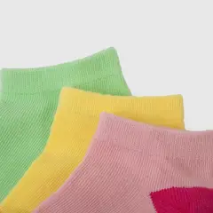 YAMP - Medias Cortas Niña Pack X3 Algodón