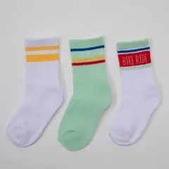 YAMP - Medias Largas Niño Pack X3 Algodón