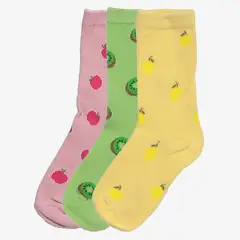 YAMP - Pack X3 Medias Largas Niña Algodón