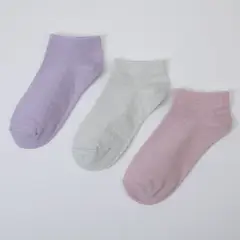 ELEVEN - Pack X3 Medias Cortas Niña Algodón