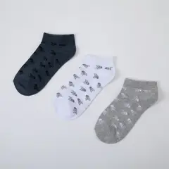 FEDERATION - Medias Cortas Niño Pack X3 Algodón