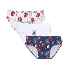 SPIDERMAN - Calzoncillo Niño Algodón Pack X3 Spider-man