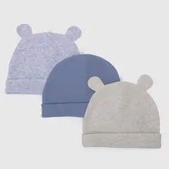 YAMP - Gorro Bebé Niño Algodón Pack X3