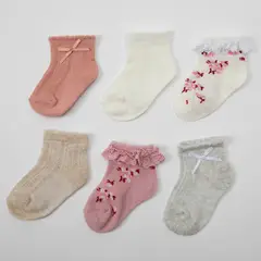 YAMP - Medias Bebé Niña Pack X3 Algodón