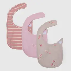 YAMP - Babero Bebé Niña x3
