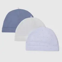 YAMP - Gorro Bebé Niño Algodón Pack X3