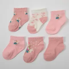 YAMP - Medias Bebé Niña Pack X6 Algodón