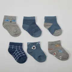 YAMP - Medias Bebé Niña Pack X6 Algodón