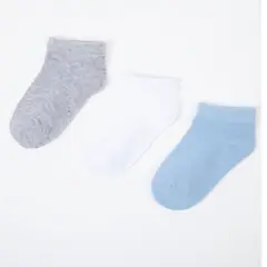 YAMP - Pack X3 Medias Cortas Niño Algodón