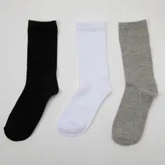 FEDERATION - Pack X3 Medias Largas Niño Algodón Niña Algodón