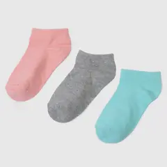 ELEVEN - Pack X3 Medias Cortas Niña Algodón