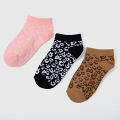 ELEVEN - Pack X3 Medias Cortas Niña Algodón