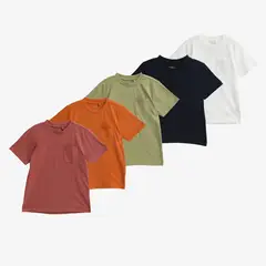 YAMP - Polo Manga Corta Niño Pack X5 Algodón