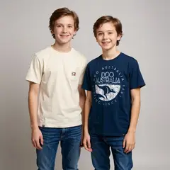 DOO AUSTRALIA - Polo Niño Pack X2 Algodón