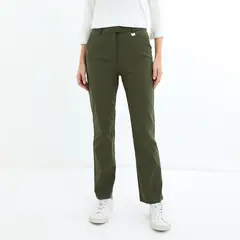 APOLOGY - Pantalón Straight Tiro Alto Mujer