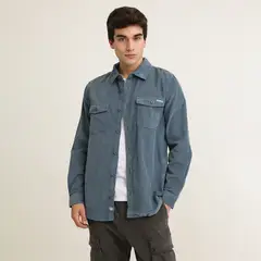 DOO AUSTRALIA - Camisa 100% Algodón Casual Hombre