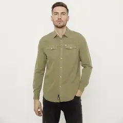 MOSSIMO - Camisa Algodón Regular Fit Hombre