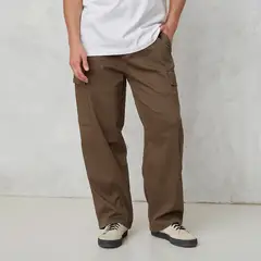 BEARCLIFF - Pantalón Algodón Cargo Fit Baggy Hombre
