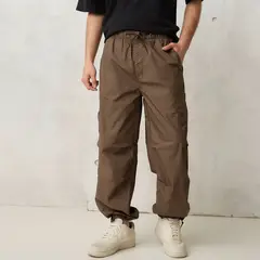 BEARCLIFF - Pantalón 100% Algodón Cargo Fit Casual Hombre