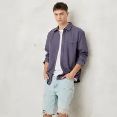BEARCLIFF - Camisa 100% Algodón Casual Hombre