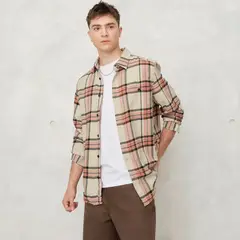 BEARCLIFF - Camisa 100% Algodónregular Fit Hombre