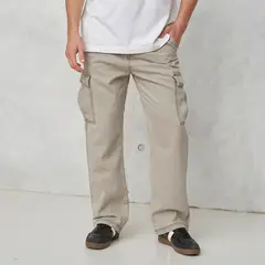 BEARCLIFF - Jean 100% Algodón Cargo Hombre